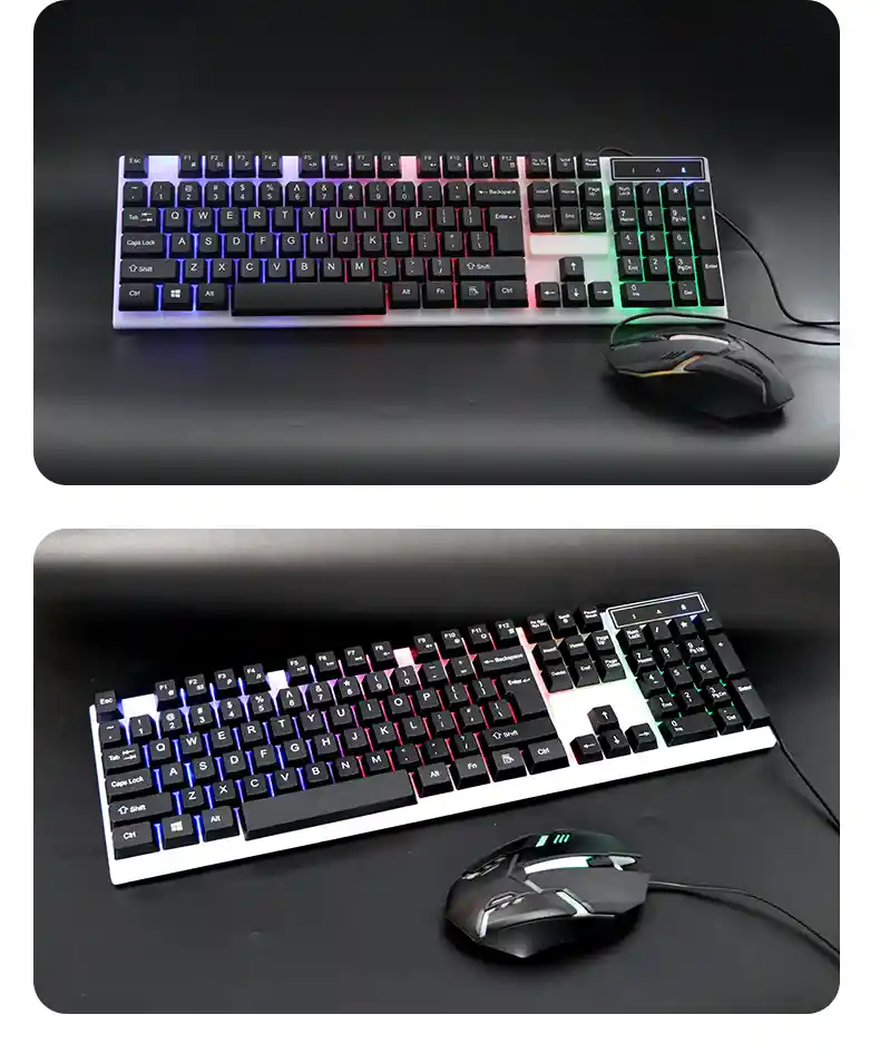 Combo Mouse Y Teclado Alámbrico Km-5003