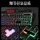 Combo Mouse Y Teclado Alámbrico Metálico