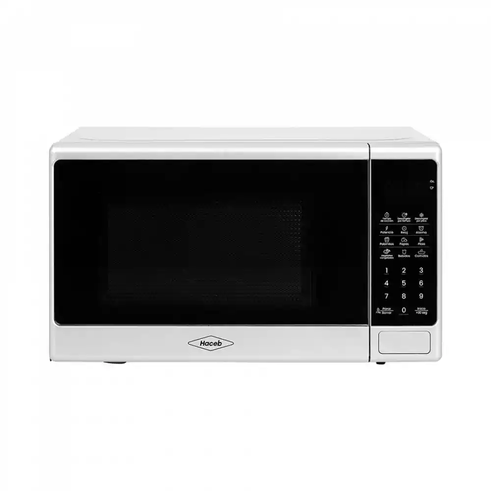 Horno Microondas Haceb 0.7 Pc 44x25x32cm Plateado 1050 W Acero