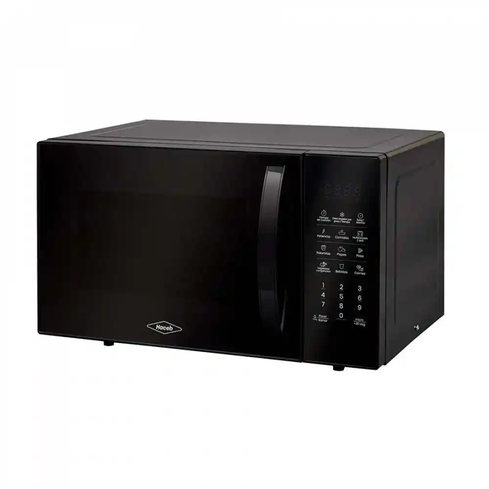 Horno Microondas Haceb 0.9 Pc 48x29x41cm Negro 1250 W