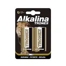Pila Bateria Tronex Alkalina Tipo "d" Grande X Par