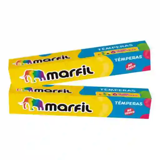 Tempera Marfil X 6 Colores