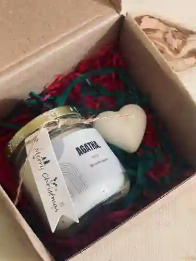 Caja Regalo De Velas Con Aroma A Coco