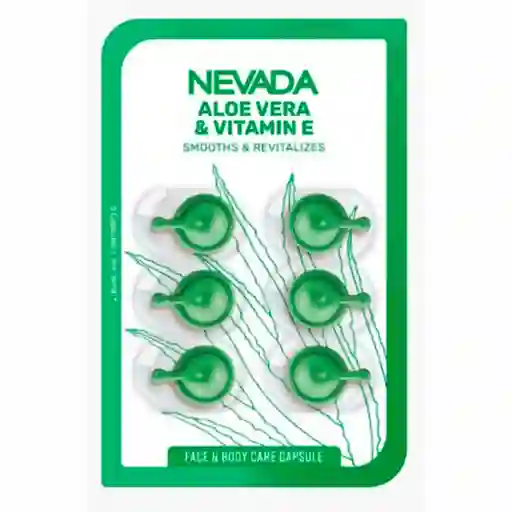 Nevada Capsulas Aloe Vera Vitamina E - 6 Cápsulas