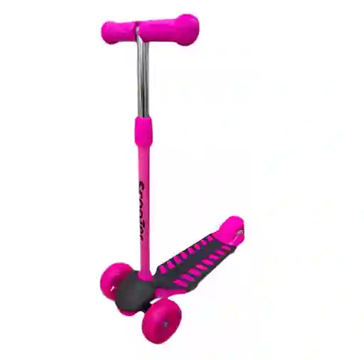 Patineta Scooter Kick And Ride De Llantas Anchas Y Luces