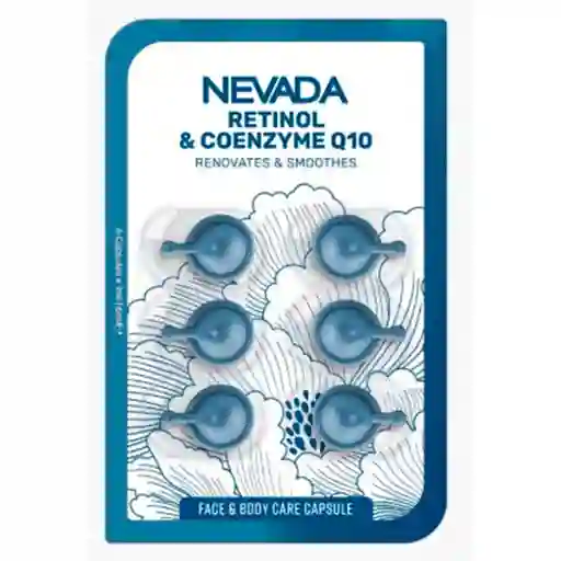 Nevada Capsulas Retinol Coenzima Q10 - 6 Cápsulas