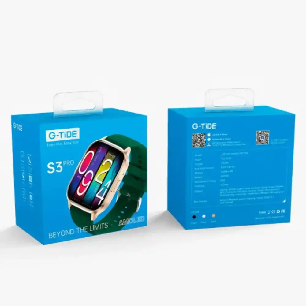 Reloj Inteligente Smartwatch Bluetooth G-tide S3 Pro Rosado