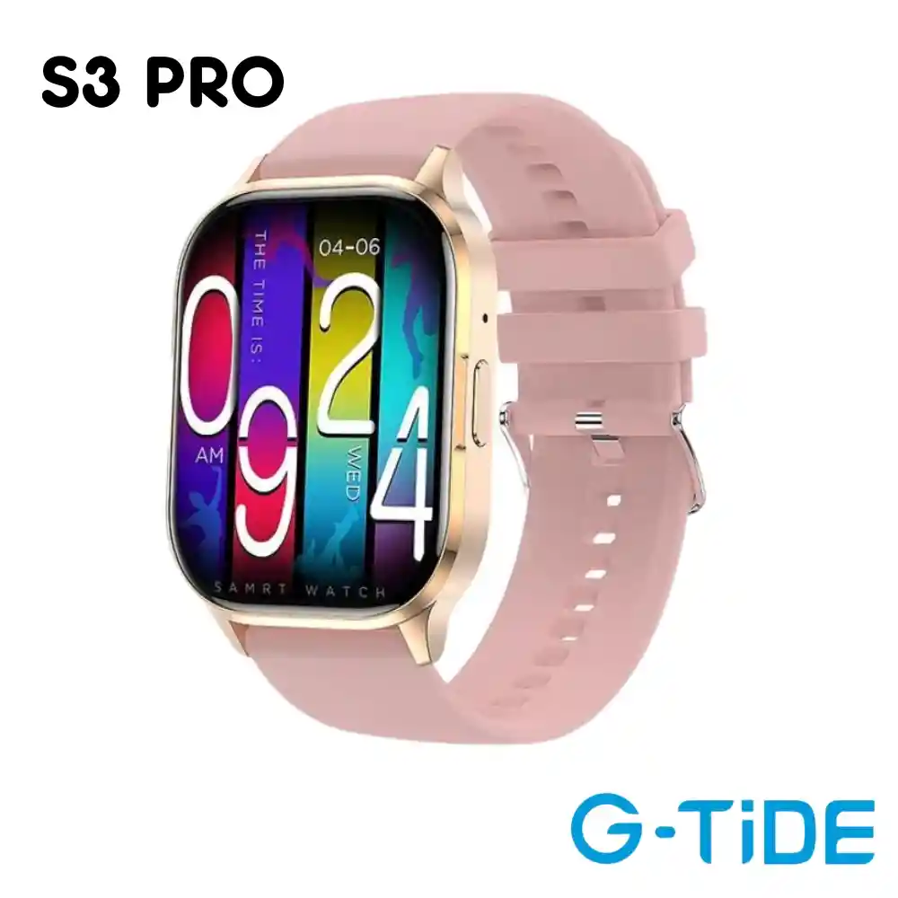 Reloj Inteligente Smartwatch Bluetooth G-tide S3 Pro Rosado