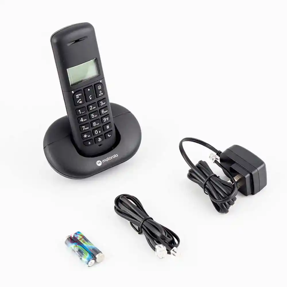 Teléfono Inalámbrico Motorola E250 Ca Negro Dect 6.0 Altavoz