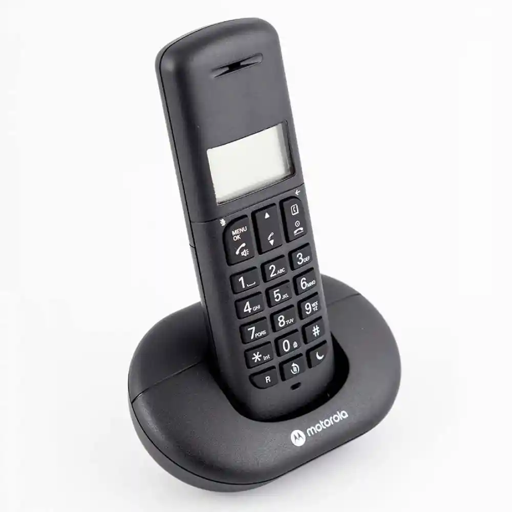 Teléfono Inalámbrico Motorola E250 Ca Negro Dect 6.0 Altavoz