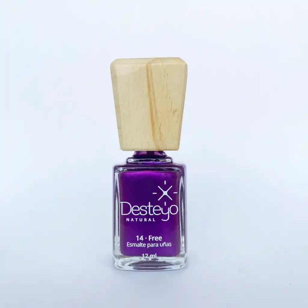 Esmaltes Libres De 14 Químicos Desteyo Natural Amatista