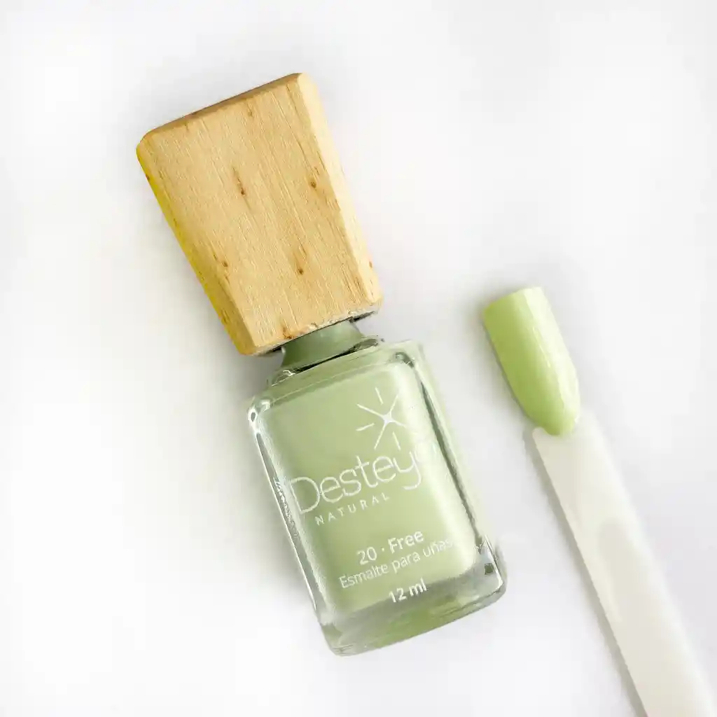 Esmaltes Libres De 14 Químicos Desteyo Natural Manzana Verde