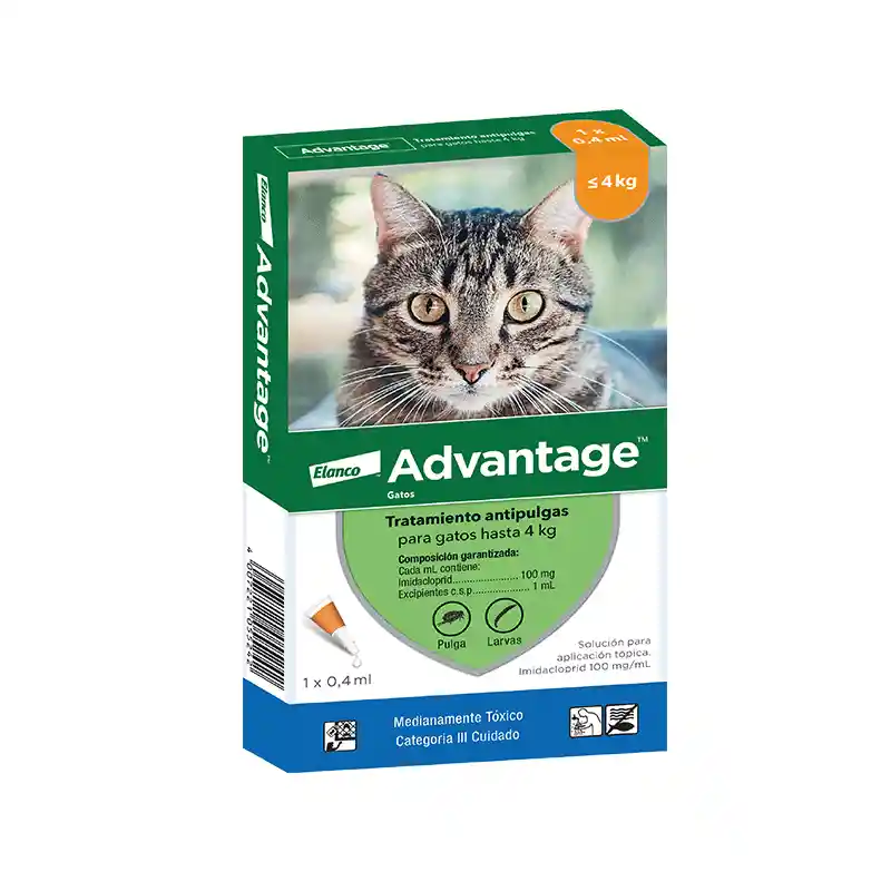 Advantage Gato Hasta 4kg