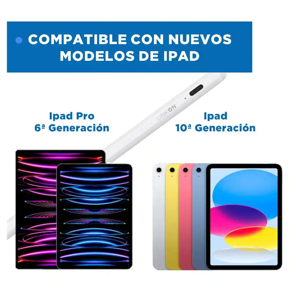 Lapiz Pencil Tactil Stylus Linkon Para: Apple Ipad Palm Rej