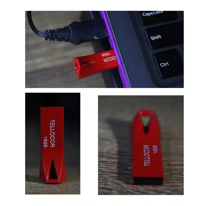 Memoria Tellocor 16gb Rojo