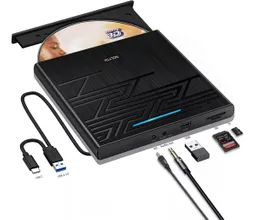 Unidad De Dvd Externa Bluray Usb 3.0 Tipo C Audio Micro Sd