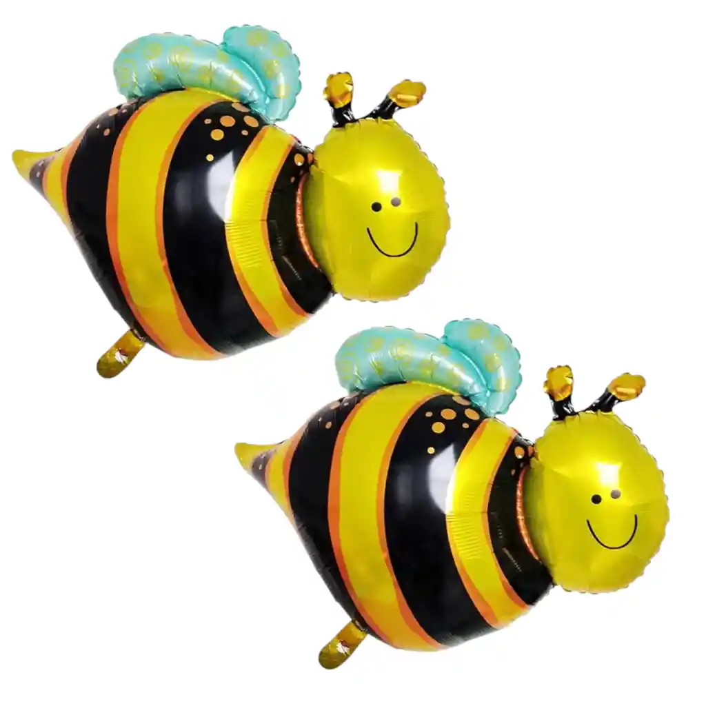 2 Globos En Forma De Abejas - Grandes 60*50cm