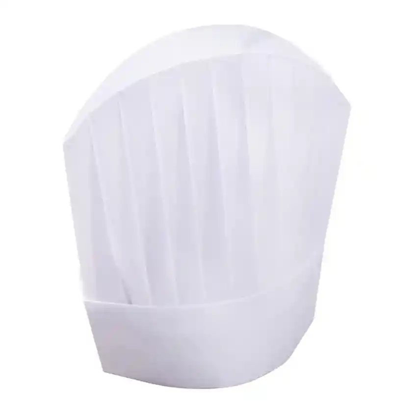 Gorro Cocina Cocinero Chef Desechable Niños Pizza Blanco 1a