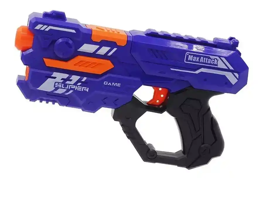 Pistola Super Shoot 2 En 1 Dardos Y Orbis De Agua