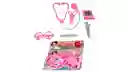 Set Doctor Doctora Kit Medico Juguete Gafas Estetoscopio