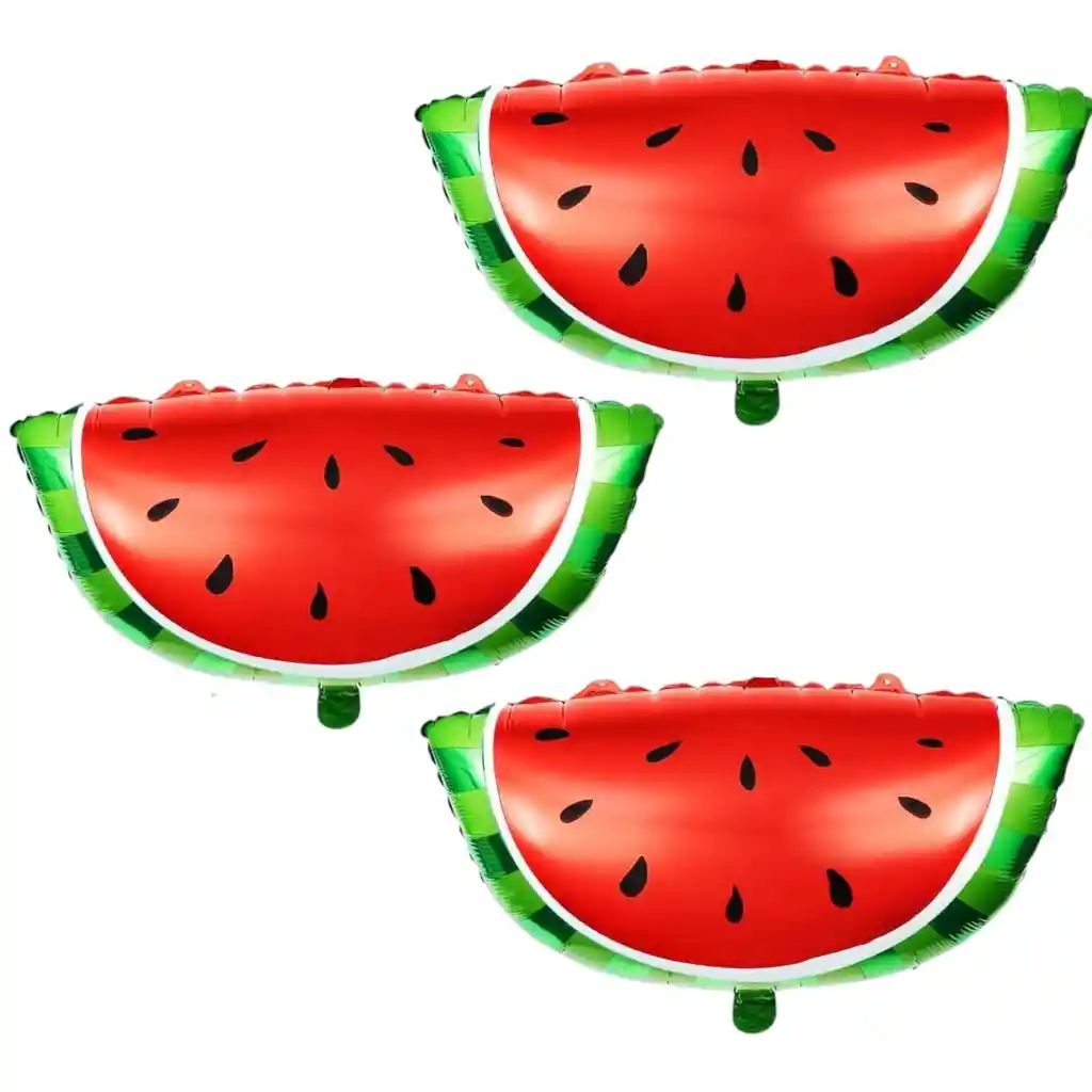 3 Globos En Forma De Sandia Grandes