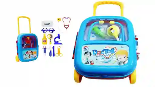 Botiquín Médico, Maleta Con Rueda Juguete Doctor Niños