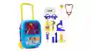 Botiquín Médico, Maleta Con Rueda Juguete Doctor Niños