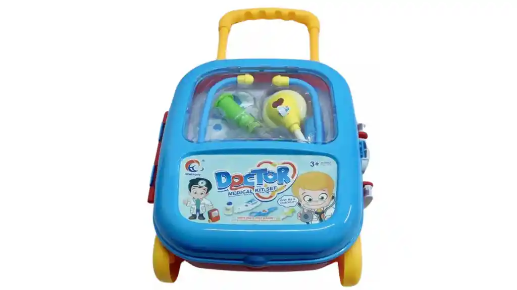 Botiquín Médico, Maleta Con Rueda Juguete Doctor Niños