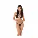 Conjunto Lenceria Malva Negro