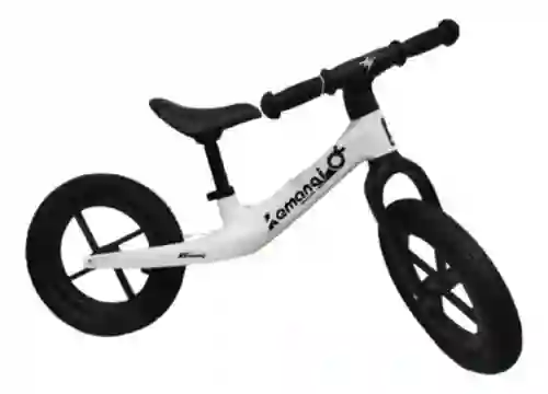 Bicicleta Para Niños Equilibrio Push Bike Triciclo Blanco