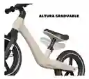 Bicicleta Para Niños Equilibrio Push Bike Triciclo Blanco