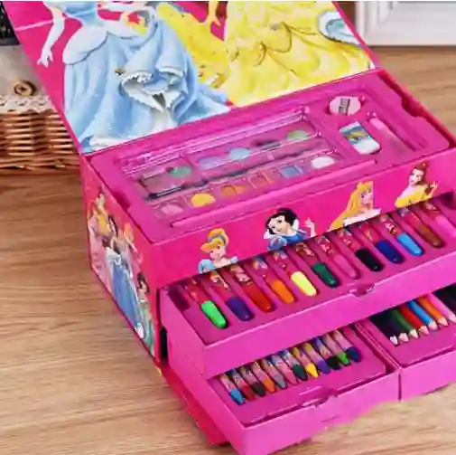 Set Arte Niños Maleta X 54 Pcs Marcador Color