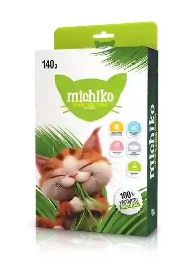 Kit De Siembra Michiko Hierba Para Gatos X 140gr