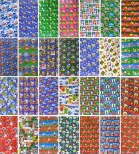Papel De Regalo Navideño 50*70 Cm (1 Pliego)