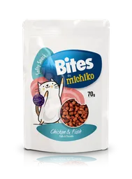 Snack Para Gato Bites By Michiko Pollo Y Pescado X 70gr