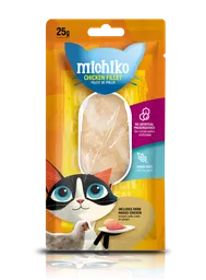 Snack Michiko Filete Pollo Natural X 25gr