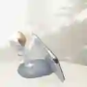 Trípode Astronauta Casco Dorado