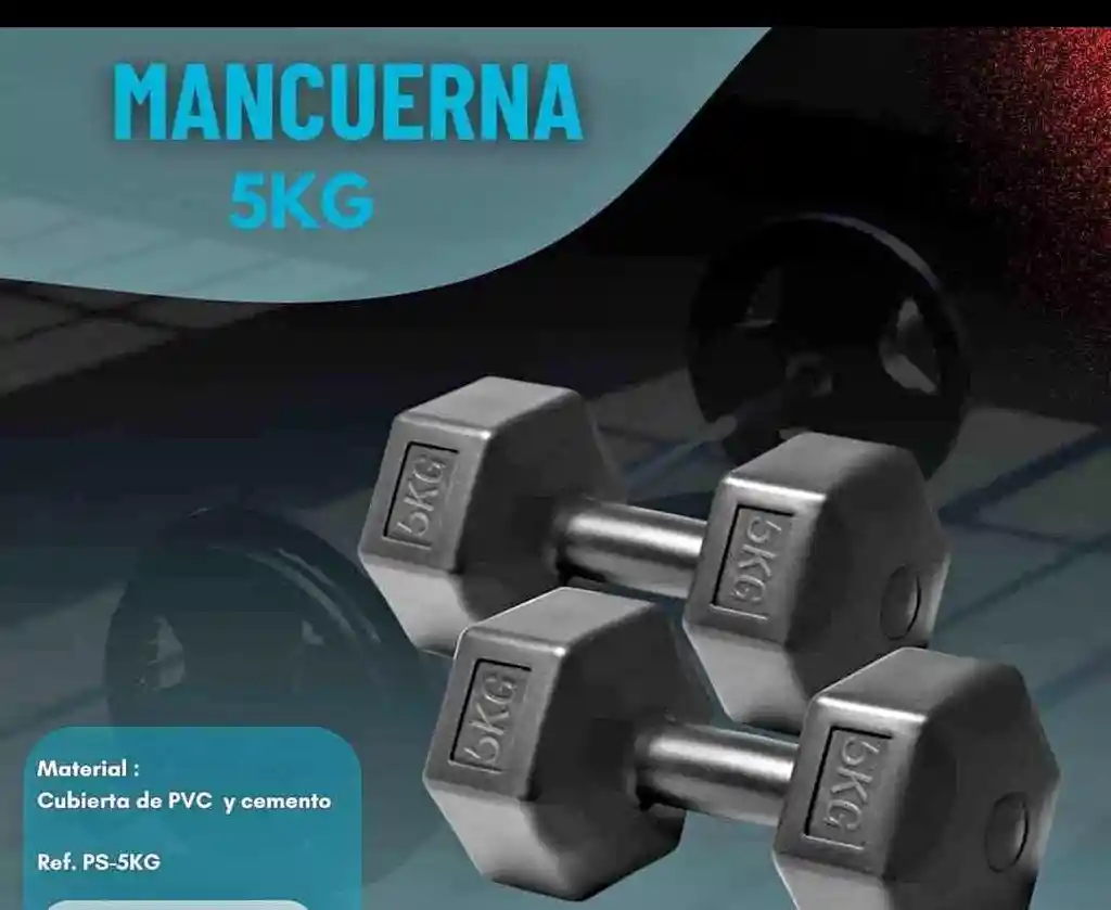 Par De Mancuernas 5 Kilos Termoforradas