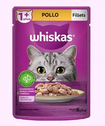 Whiskas Con Pollo Sobre X 85 Gr