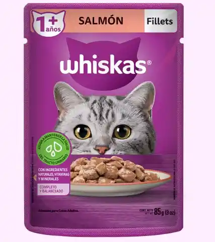 Whiskas Con Salmon X 85 Gr