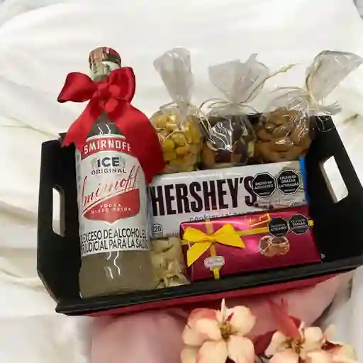 Detalle Ancheta Regalo Delicias Para Brindar"