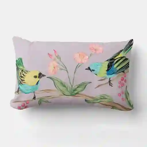Cojin Dec 50x30 Cm Pajaro Finlandek K205207