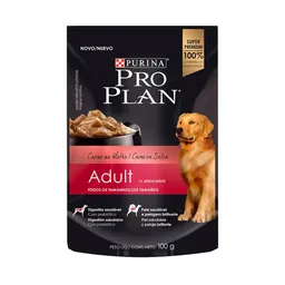 Pro Plan Pouchadulto Carne En Salsa X 100 Gr