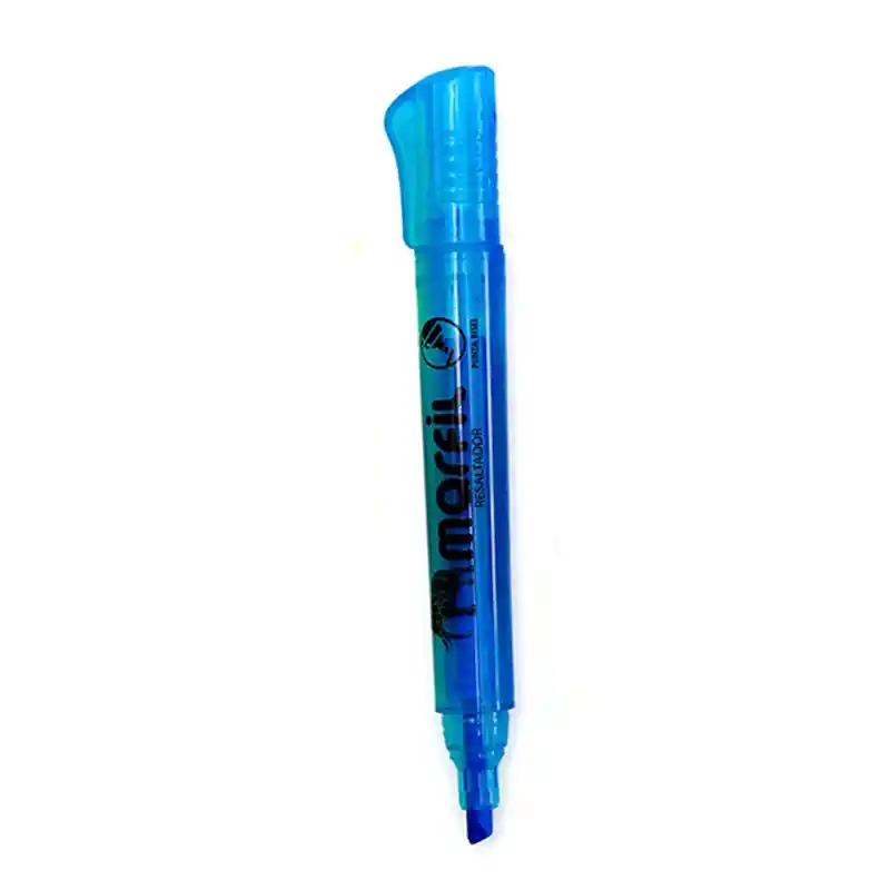 Resaltador Azul Marfil