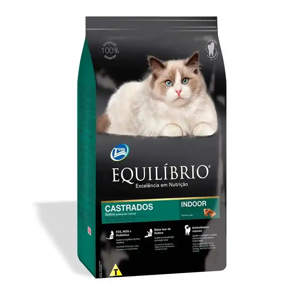 Equilibrio Gatos Castrados 7+ Años X 1.5 Kilos