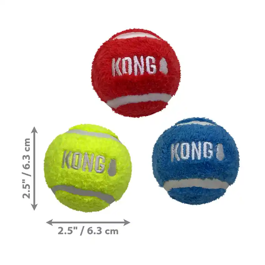 Kong Softies Sports Pelota Para Perro Talla M X3unds