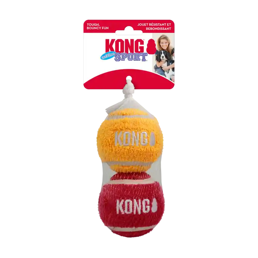 Kong Softies Sports Pelota Para Perro Talla L X2unds