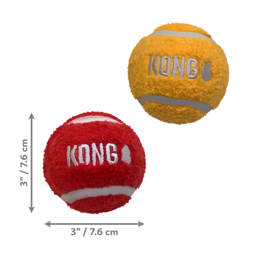 Kong Softies Sports Pelota Para Perro Talla L X2unds