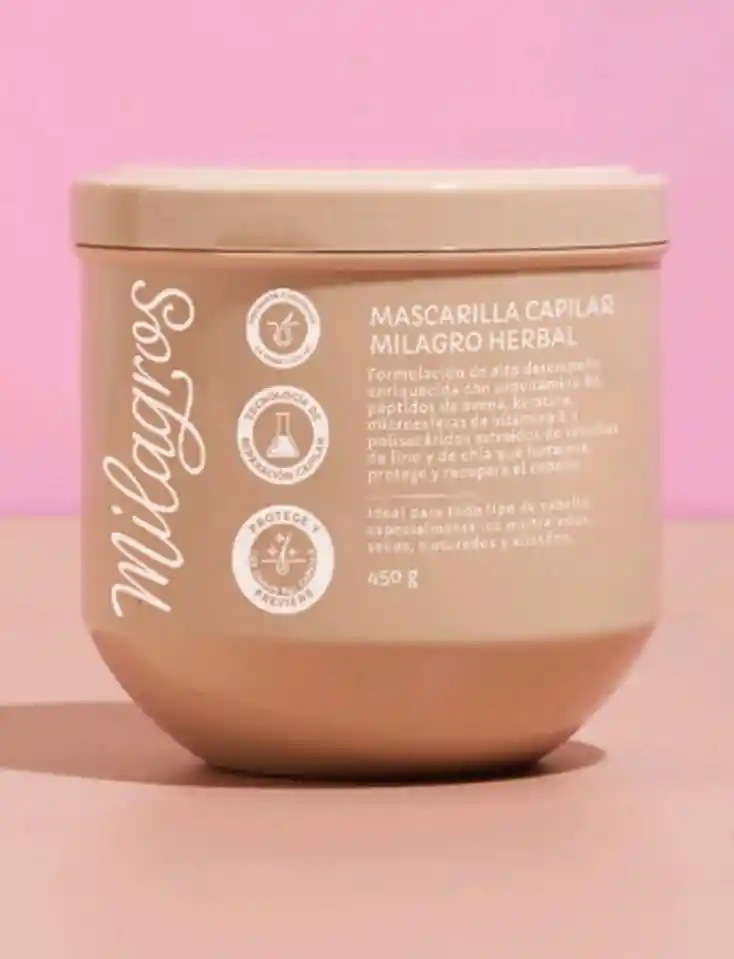 Mascarilla Capilar Milagro Herbal