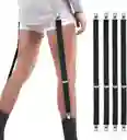 1 Par Tirantas Pierna Camisa Shirt Stays Uniforme Traje Boda Medias Camisa Militar Internas